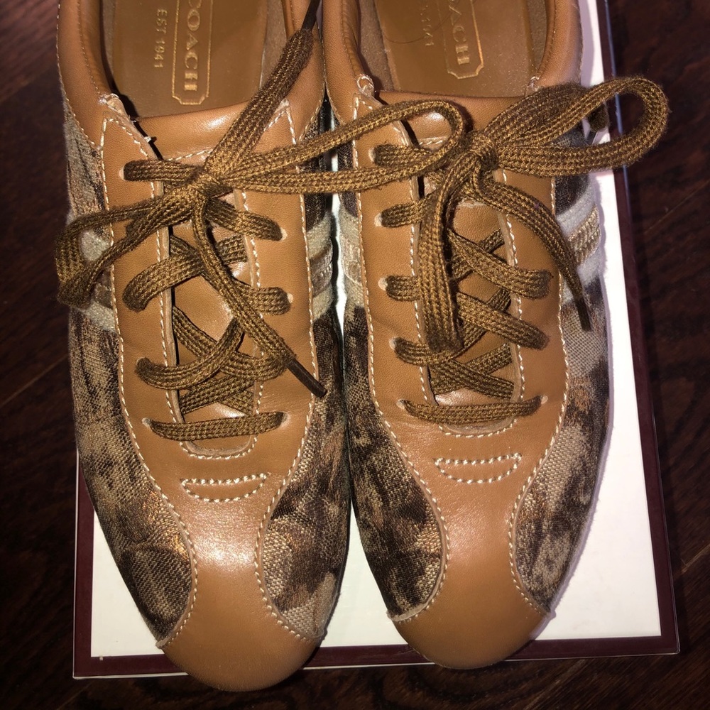 Chestnut Coach Sneakers - Picture 2 of 8